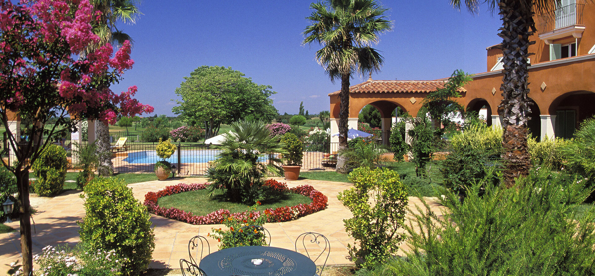 Overview of the location of the Palmyra Golf Hotel in Cap d’Agde