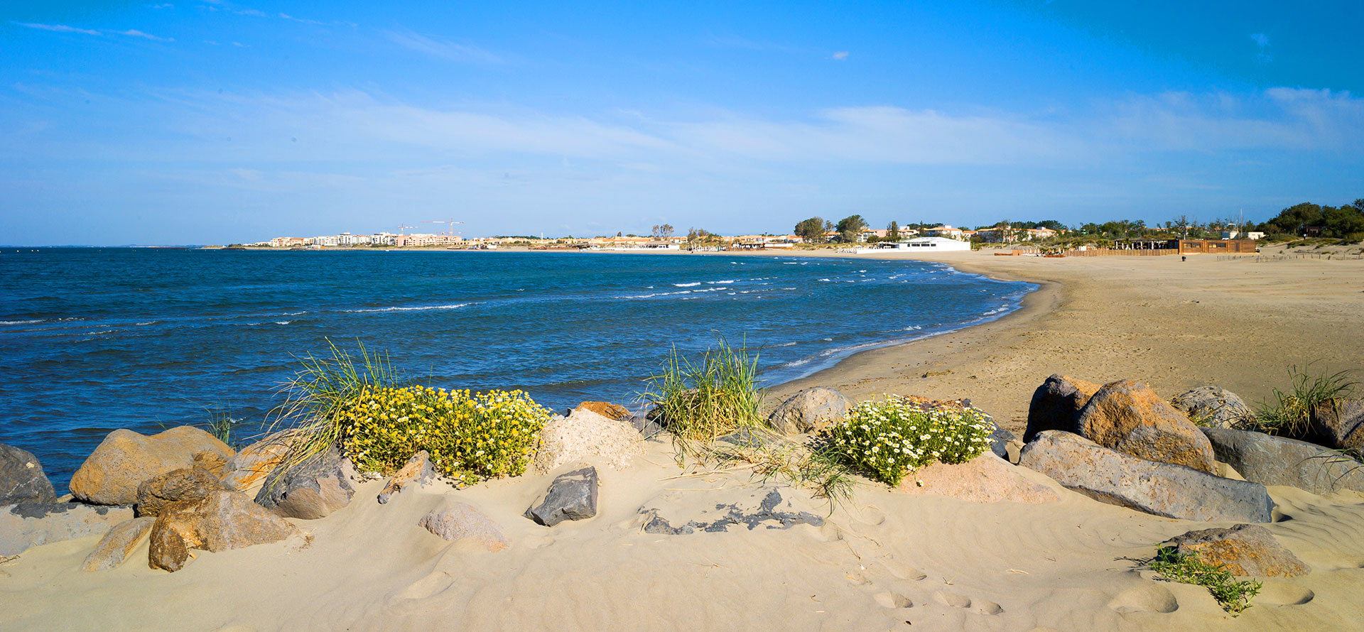 Gesamtansicht der Lage des Palmyra Golf Hotels in Le Cap d’Agde